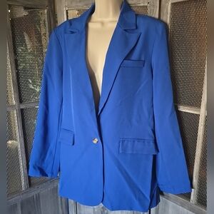She + Sky Light Blue Jacket, Sz Medium. NWT